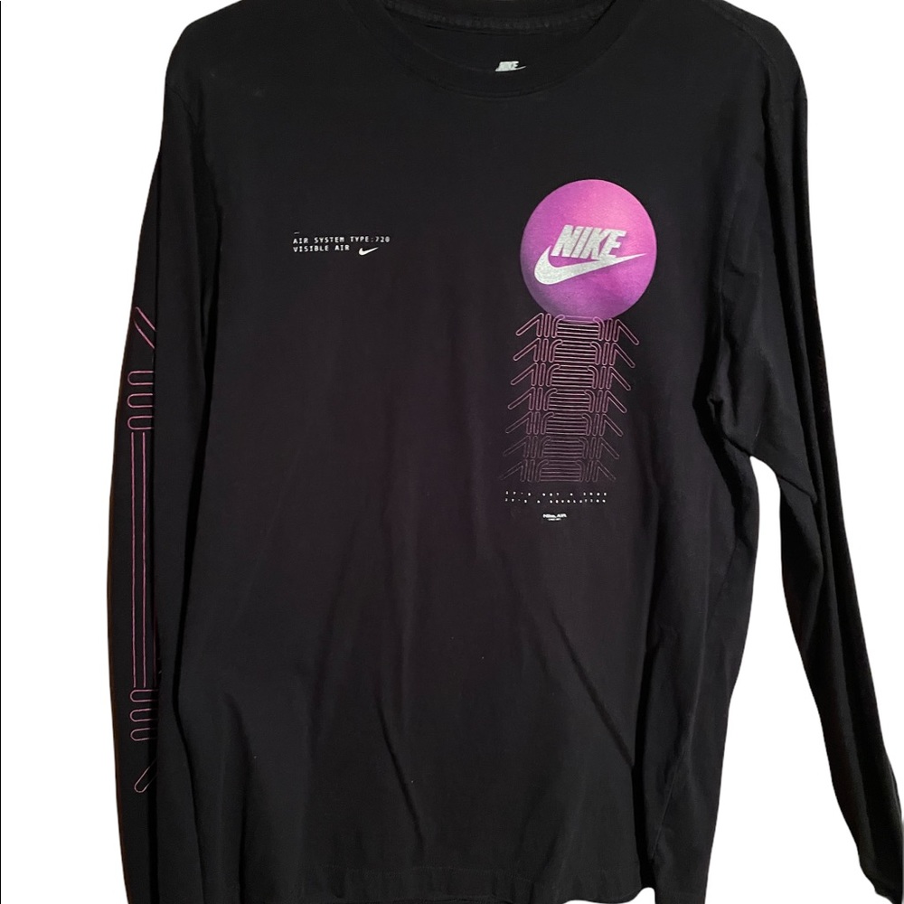 Black and Purple Nike Long Sleeve